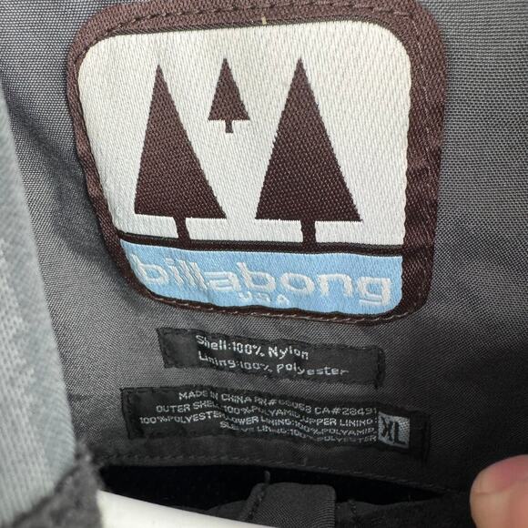 Billabong Explorer Snowboard Ski jacket Mens XL Gray Black Snowshield - Picture 8 of 15